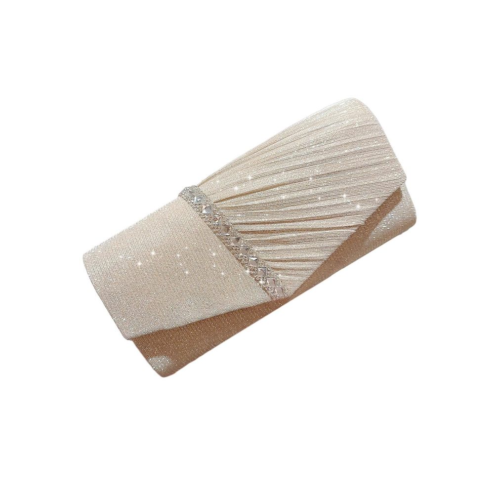 Rhinestone Evening Bag Purse Glitter Clutch Crystal Pearl Party :'D